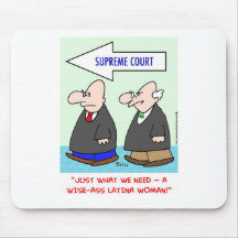 KlugEsel Latina-Frau sotomayor Sonia Oberstes cour Mauspad