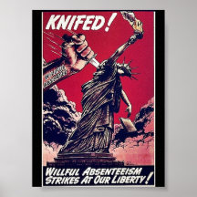 Knifed Plakat
