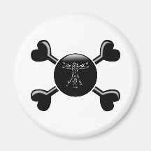 Knochen-Anthropologie Kühlschrankmagnet