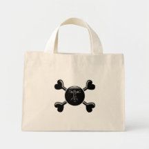 Knochen-Anthropologie Tragetaschen