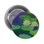 Knopf der Monet Wasser-Lilien-1897 Anstecknadel
