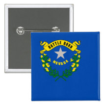 Knopf mit Flagge von Nevada Buttons
