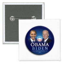 Knopf ObamaBiden 2 Anstecknadel