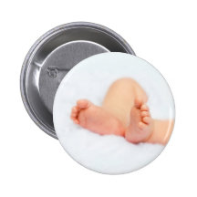 Knopf: Wertvolle Babyfüße Anstecknadelbutton
