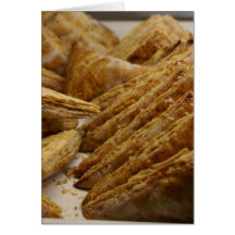 Knusperiger Gebäck-Bäckerei-Freuden-Nahrungsmittel Karten