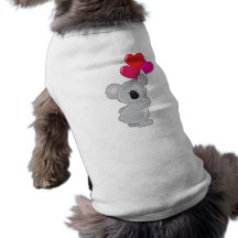 Koala-Herz-Ballone Hundeklamotten