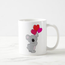 Koala-Herz-Ballone Tassen