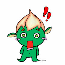 Kobold mit einer Blume auf seinem Kopf Fotofigur