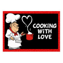 Kochen mit Liebe-Geschäfts-Karte Visitenkarte