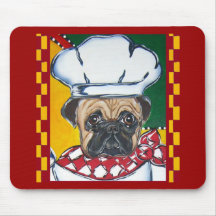 Kochs-Mops Mousepad
