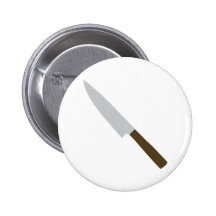 Kochsküchenmesserikone Anstecknadelbutton