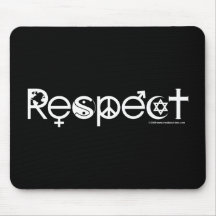 Koexistieren Sie mit Respekt Mousepad