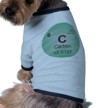 Kohlenstoff-einzelnes Element des Periodensystems Hunde Shirts
