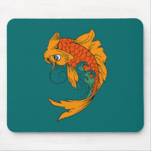 Koi Fisch fish Mauspad