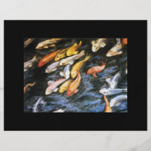 Koi Fisch-Flyer
