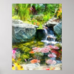 Koi Teich Plakatdruck