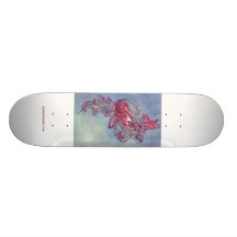 Koi und Kirschblüte-Skateboard Personalisiertes Skatedeck