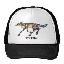 Kojote der Trickster-Hut Baseball Caps