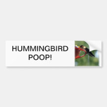 Kolibri kacken! auto sticker