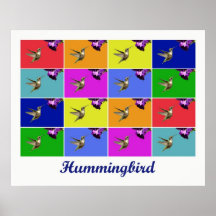 Kolibri x16 (betitelt) plakat