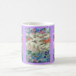 Kolibris und beflecktes Glas wow der Blumen Teehaferl