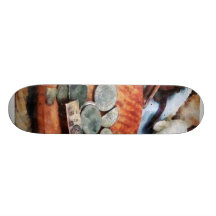 Kolonialmünzen Skateboarddecks