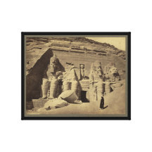 Kolossale Zahlen, der große Tempel bei Abu Sunbul Galerie Faltleinwand