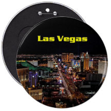 Kolossaler Knopf Las Vegass Anstecknadel