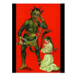 Kommt hier das Krampus 1 Postkarte