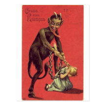 Kommt hier das Krampus! 2 Postkarte