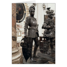 König Arthur, Statue vom Grab von Maximilian Karte