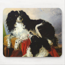 König Charles Spaniels - Hundekunst - Richard Ansd Mousepad