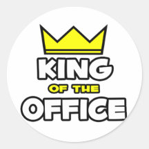 König des Büros Sticker