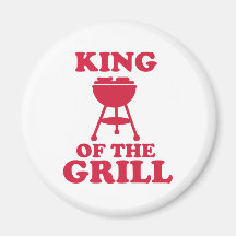 König des Grills - GRILLEN Magnete