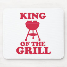 König des Grills - GRILLEN Mauspad