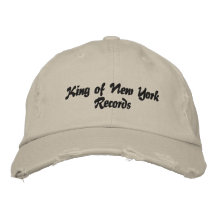 König des New- YorkPlattenenhutes (zehn amerikanis Bestickte Baseballmützen
