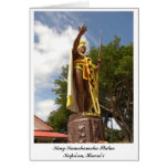 König Kamehameha Big Island Hawai'i Grußkarte