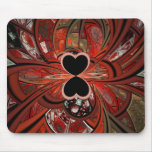 Königin des Herz-Fraktals Mousepad
