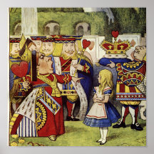 Königin des Herz-Leinwand-Druckes Plakat