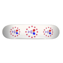 Königin des Klingelns Pong Skateboarddecks
