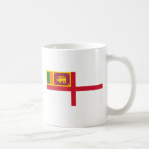 Königliche Ceylon-Marine, Sri Lanka Flagge Teetassen