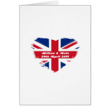 Königliche Hochzeit - Kate u. William Karten