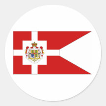 Königlicher Standard Dänemarks Sticker
