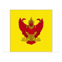 Königlicher Standard Thailands Postkarten