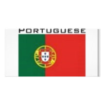 Königreich von Portugal-Flagge Foto Grußkarte