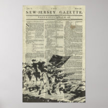 Kontinentales Armee-Zeitungs-Plakat