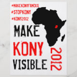 Kony 2012 Flyer - Aktions-Ausrüstung