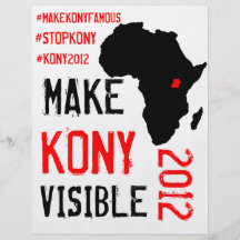 Kony 2012 Flyer - Aktions-Ausrüstung