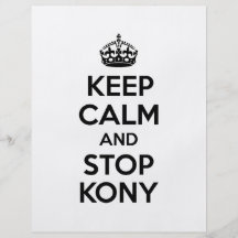 KONY 2012 FLYERBEDRUCKUNG