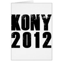 Kony 2012 Halt Joseph Kony Grußkarte